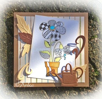 Image de Doodle stamp flower pot