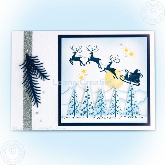 Bild von Combi stamp Santa & little trees