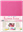 Image de Flower foam A4 sheet bright pink