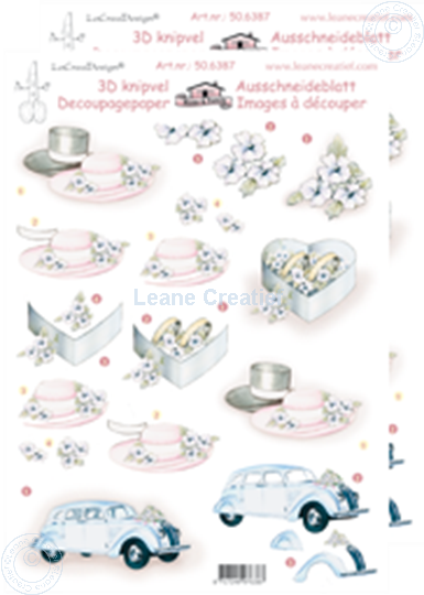 Picture of LeCreaDesign® decoupage papers wedding