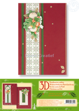 Image de Kit des cartes de Noël 3D rouge