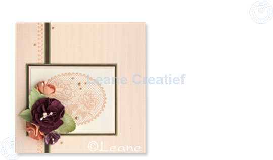 Picture of Combi stamp Lace oval roses