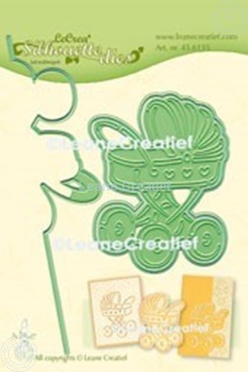 Image sur Lea’bilitie® Poussette silhouette matrice pour découper & gaufrage