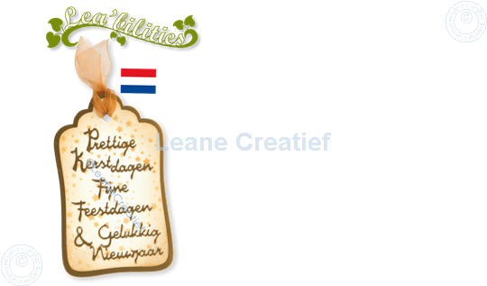 Picture of Lea’bilitie® Sentiments Dutch Christmas words cutting die