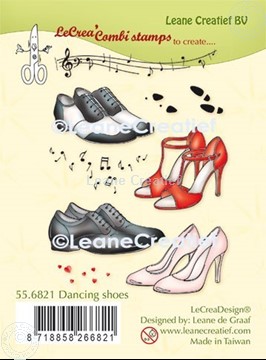 Bild von LeCreaDesign® Kombi Silikon Stempel Tanz Schuhe
