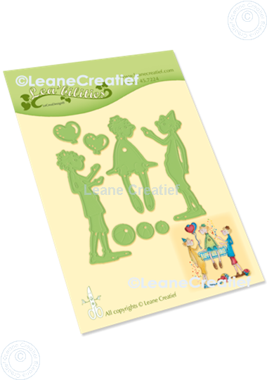 Afbeelding van Lea’bilitie® Clowns snij en embossing mal