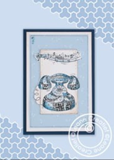 Bild von Doodle stamp Telephone