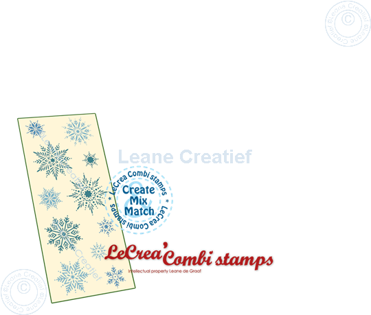 Picture of LeCreaDesign® deco clear stamp Ice crystals