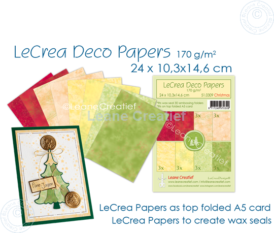 Afbeelding van Deco papier set Christmas