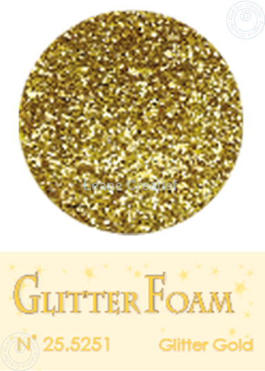 Image sur Glitter Foam A4 sheet Gold