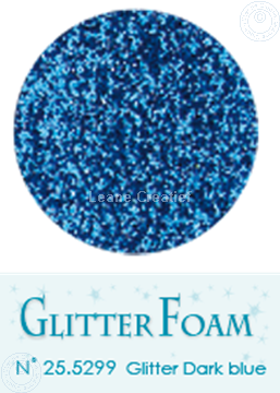 Picture of Glitter Foam A4 sheet Dark blue