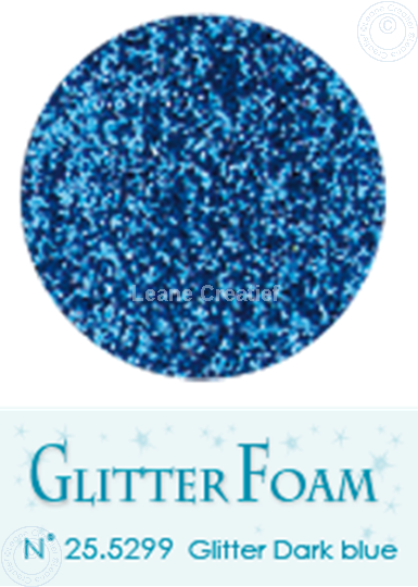 Image sur Glitter Foam A4 sheet Dark blue