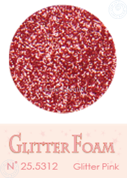 Afbeeldingen van Glitter Foam A4 sheet Pink