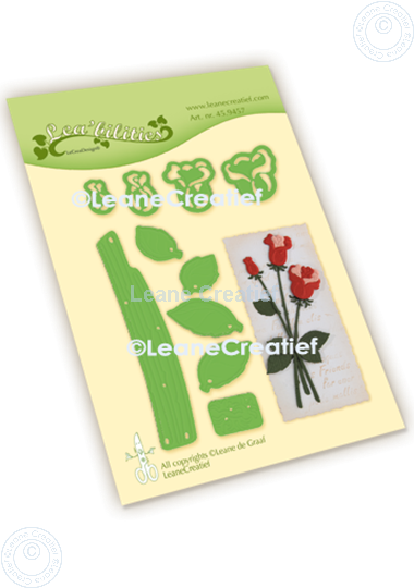 Image sur Lea’bilitie® Roses matrice pour découper & gaufrage