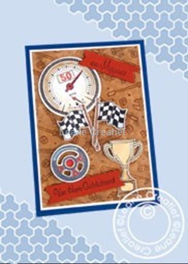 Bild von Racing car birthday card