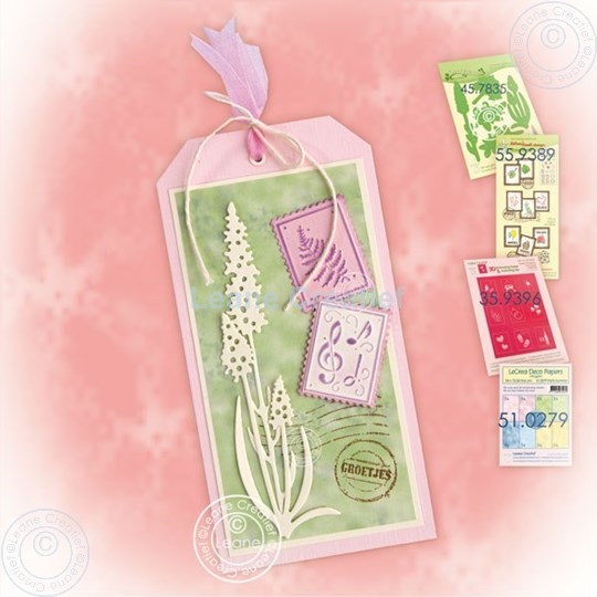 Bild von Label with poststamps