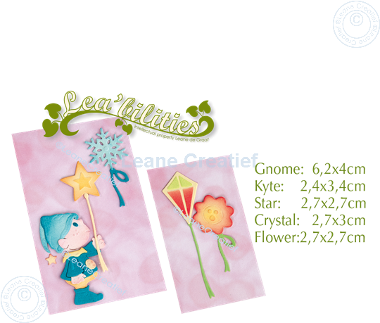 Picture of Lea’bilitie® Gnome Toddler cut and embossing die