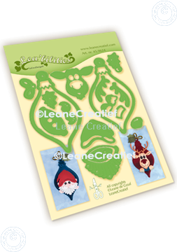Picture of Lea’bilitie® Ornament Santa & Reindeer cut and embossing die