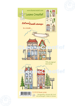 Picture of LeCreaDesign® combi clear stamp House scene