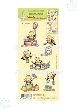 Picture of LeCreaDesign® combi clear stamp Bees