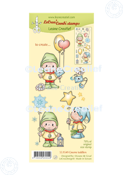 Picture of LeCreaDesign® combi clear stamp Gnome Todlers